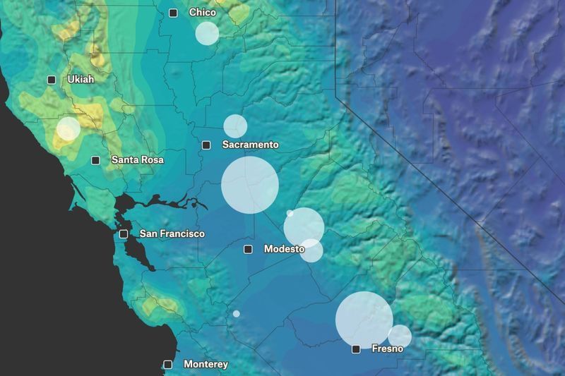 California Reservoirs Felt Map Gallery